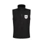 Preview: 2-Lagen Softshell-Weste - schwarz